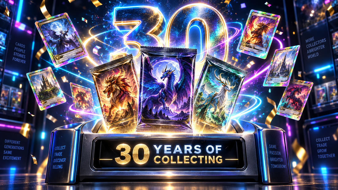 VendRise 30 years of trading card collecting celebration